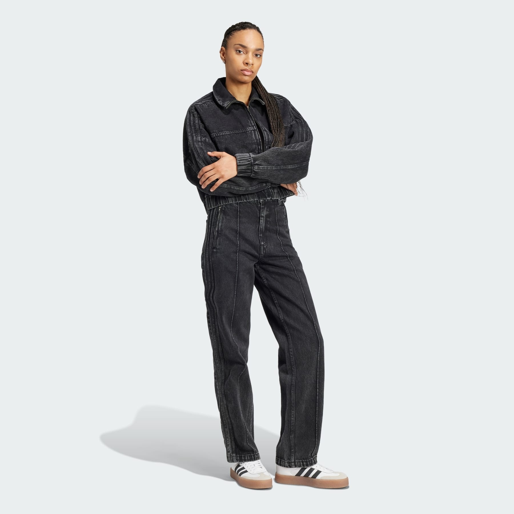 Premium Essentials Denim Straight Leg Pants - 4