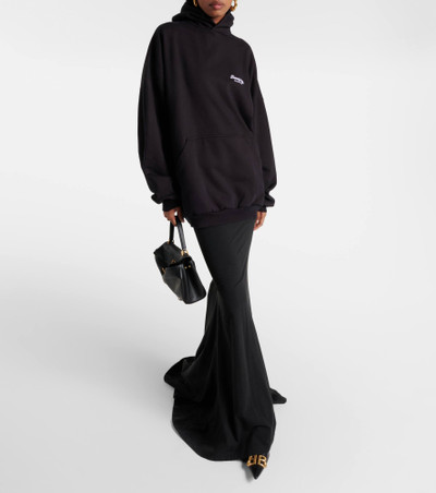 BALENCIAGA Beverly Hills oversized cotton hoodie outlook