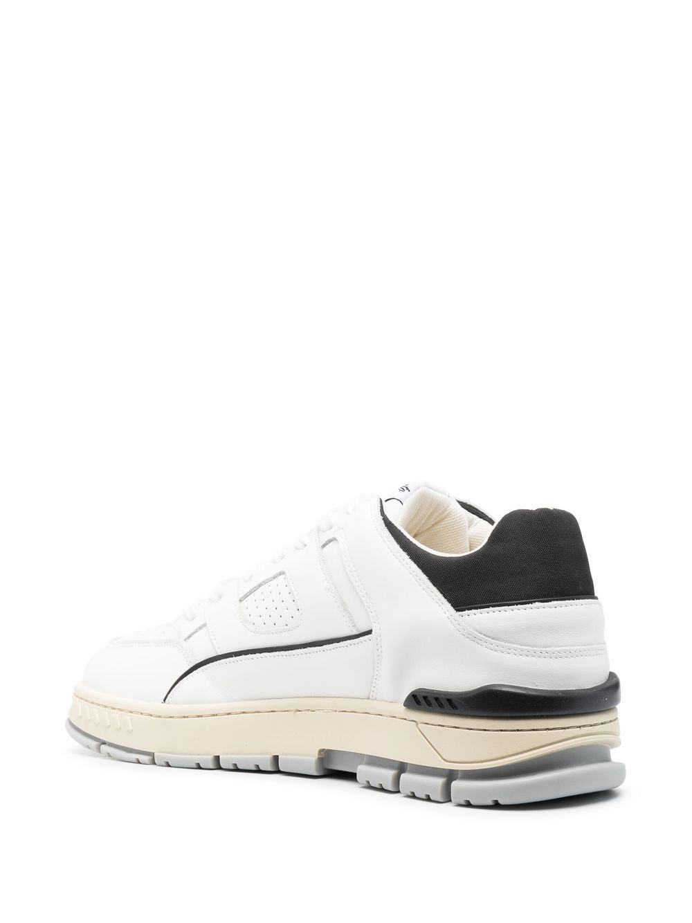 panelled low-top sneakers - 3