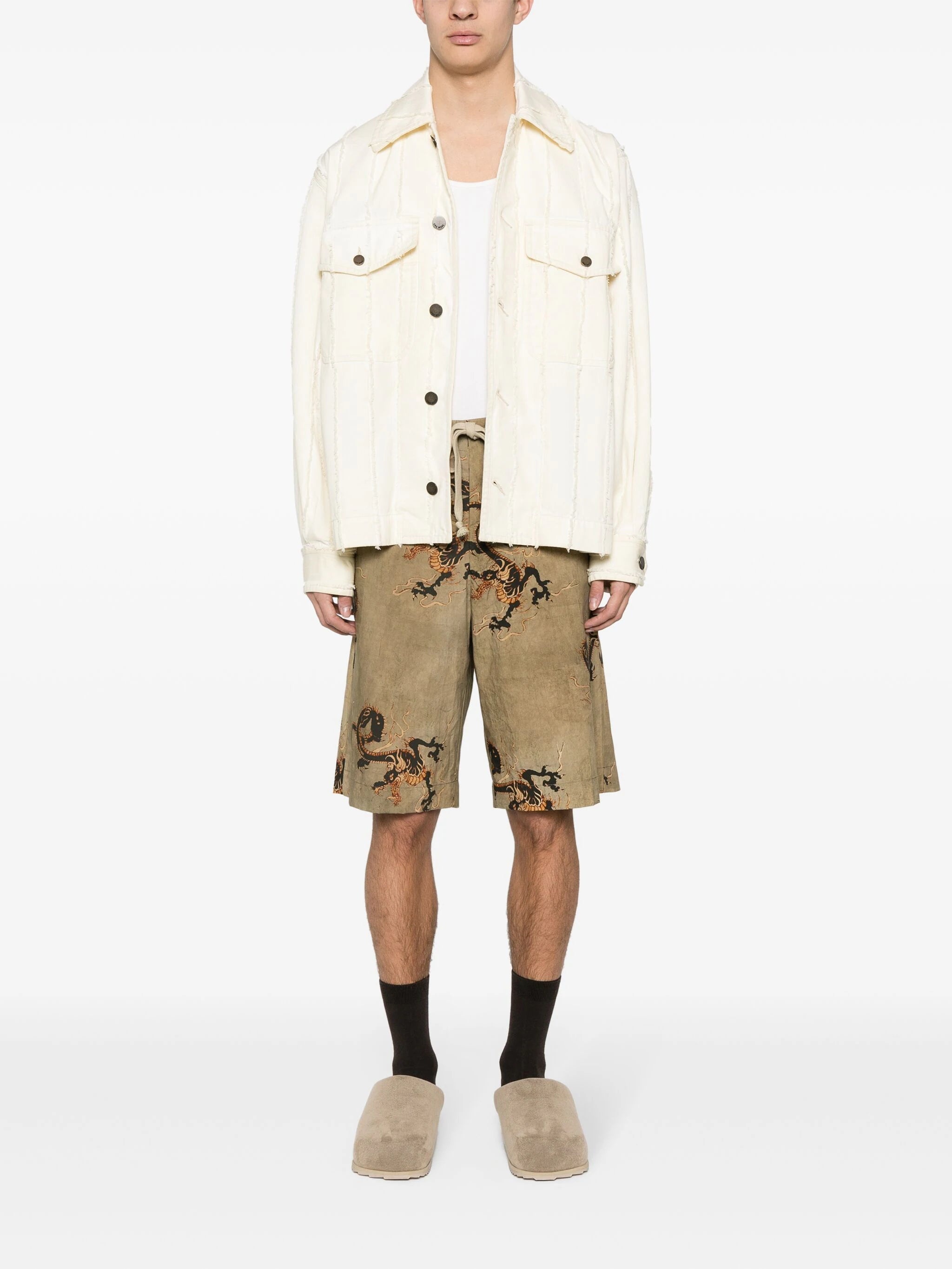 PALLOR COTTON BERMUDA SHORTS - 2