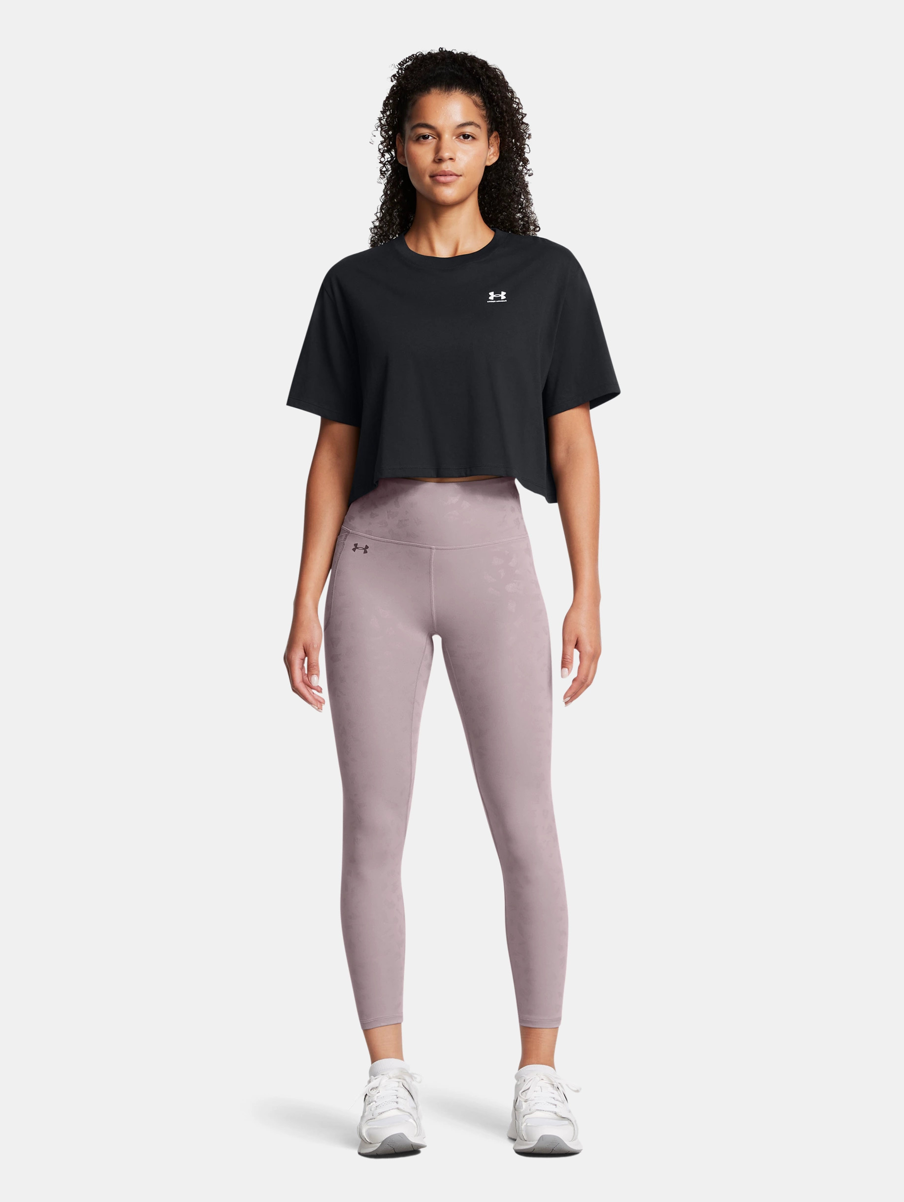 Women's UA Motion Gloss Printed Ankle Leggings - 5