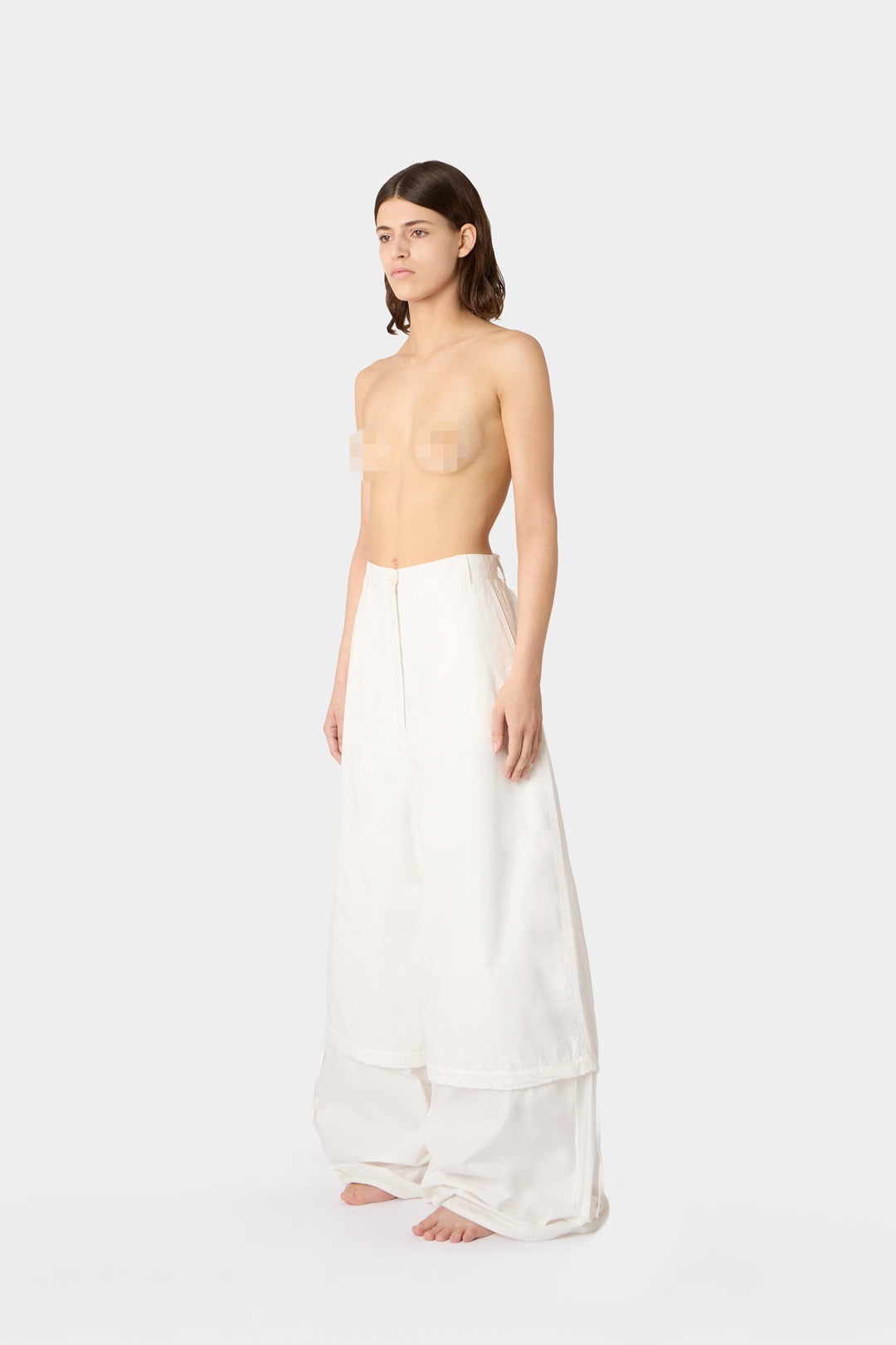 CAVALLO BASSO PANTS / off-white - 3