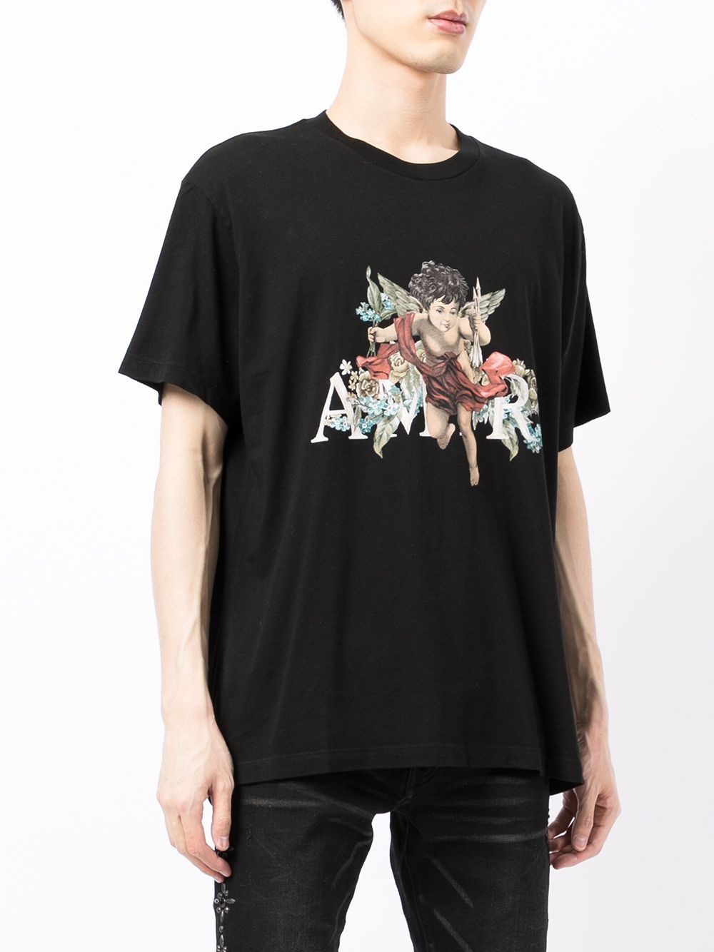 cherub-print T-shirt - 3