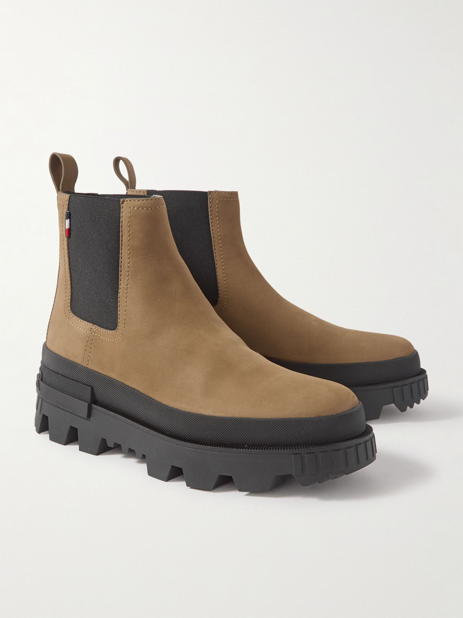 Suede Chelsea Boots Brown - 4