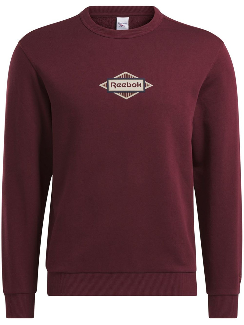 logo-print cotton sweatshirt 1