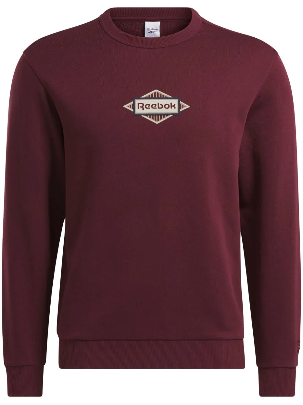 logo-print cotton sweatshirt - 1