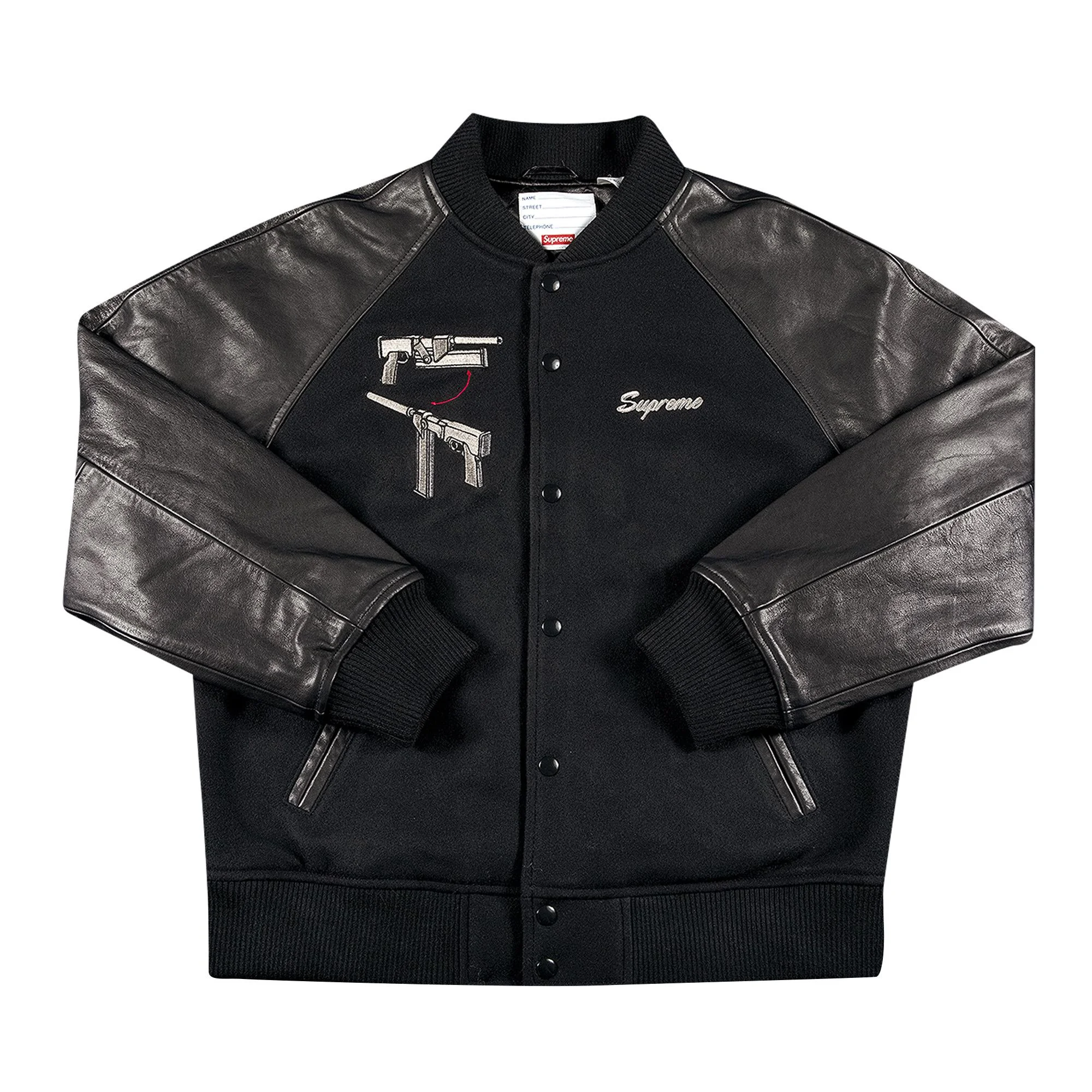 Supreme Aeon Flux Varsity Jacket 'Black' - 1