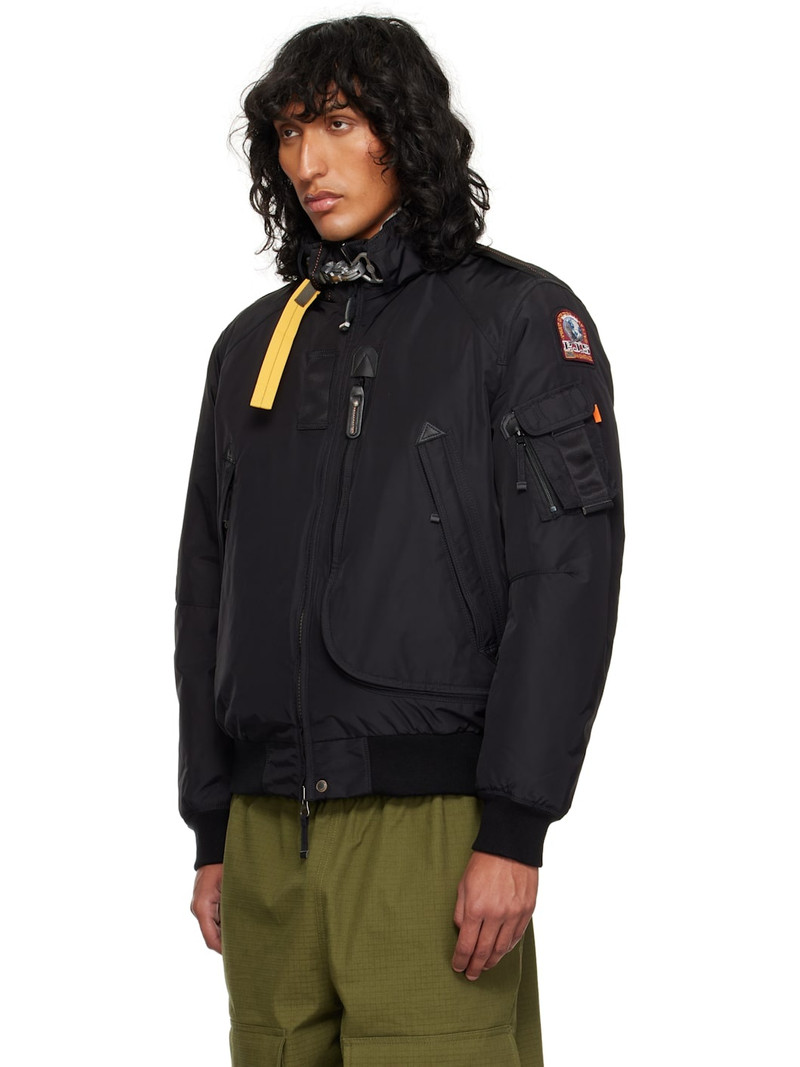 PARAJUMPERS Black Down Bomber Jacket outlook