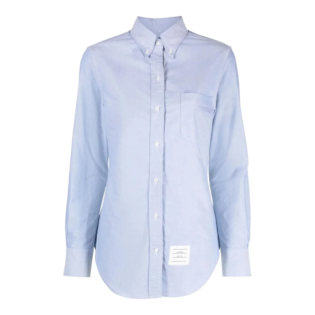 Button-Down Cotton Oxford Shirt - 1