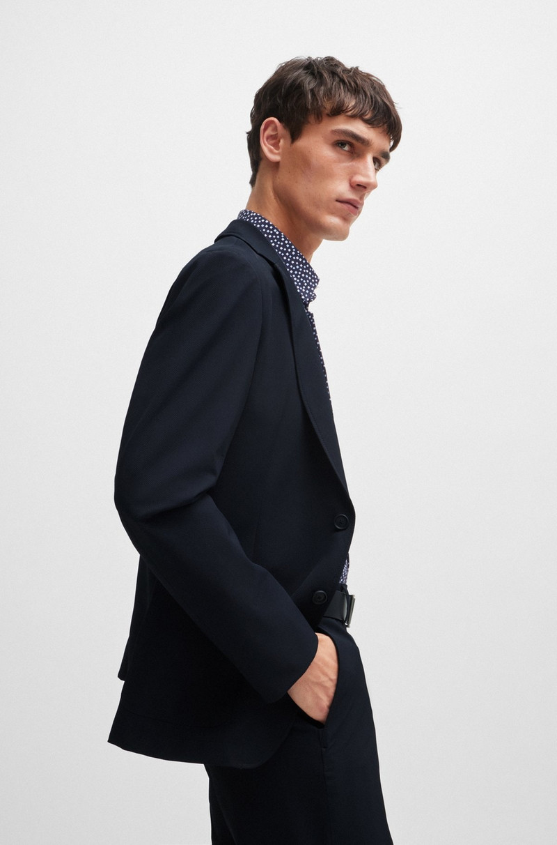 SLIM-FIT JACKET IN WRINKLE-RESISTANT PERFORMANCE-STRETCH FABRIC 6