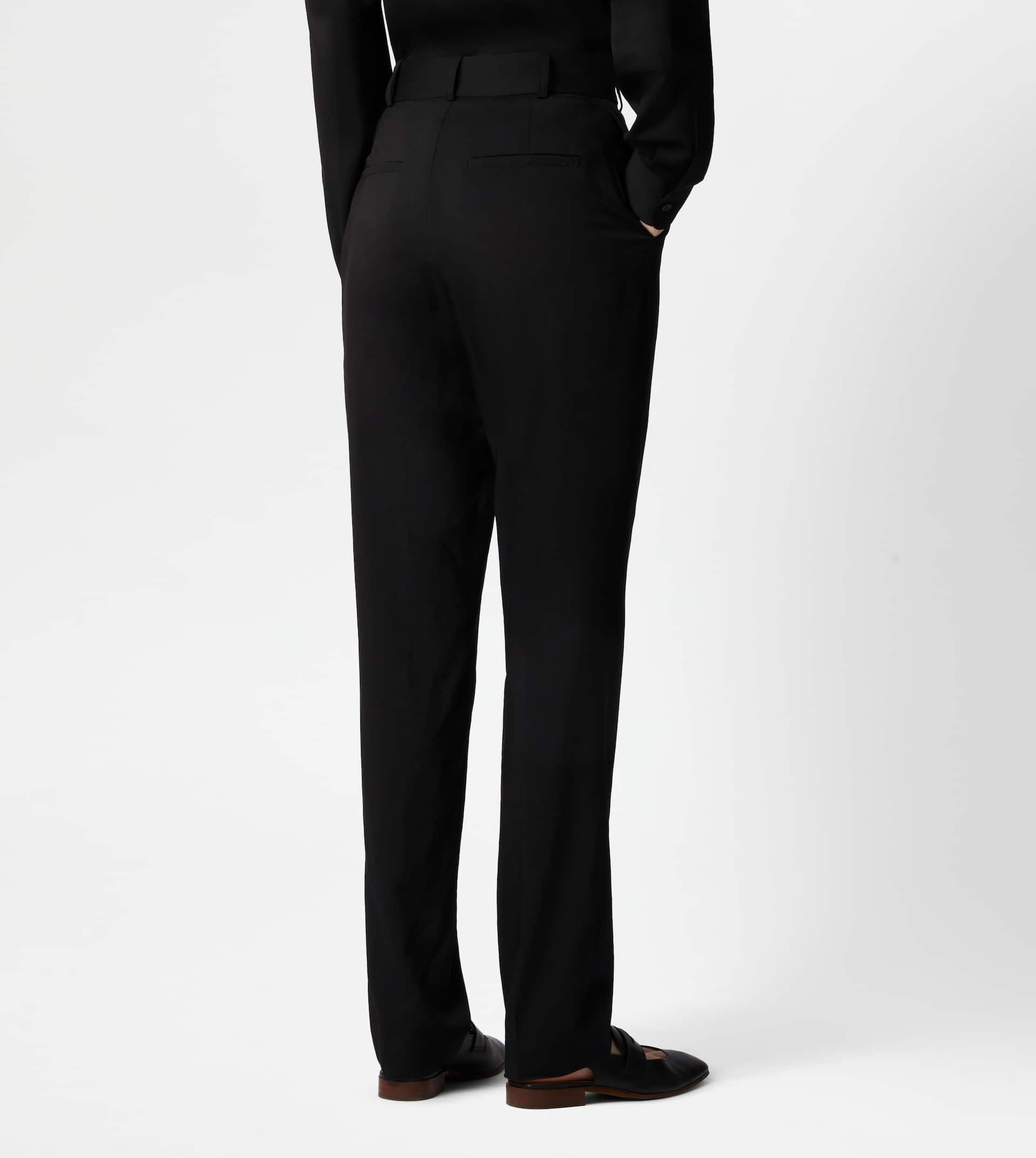 PANTS IN WOOL - BLACK - 3