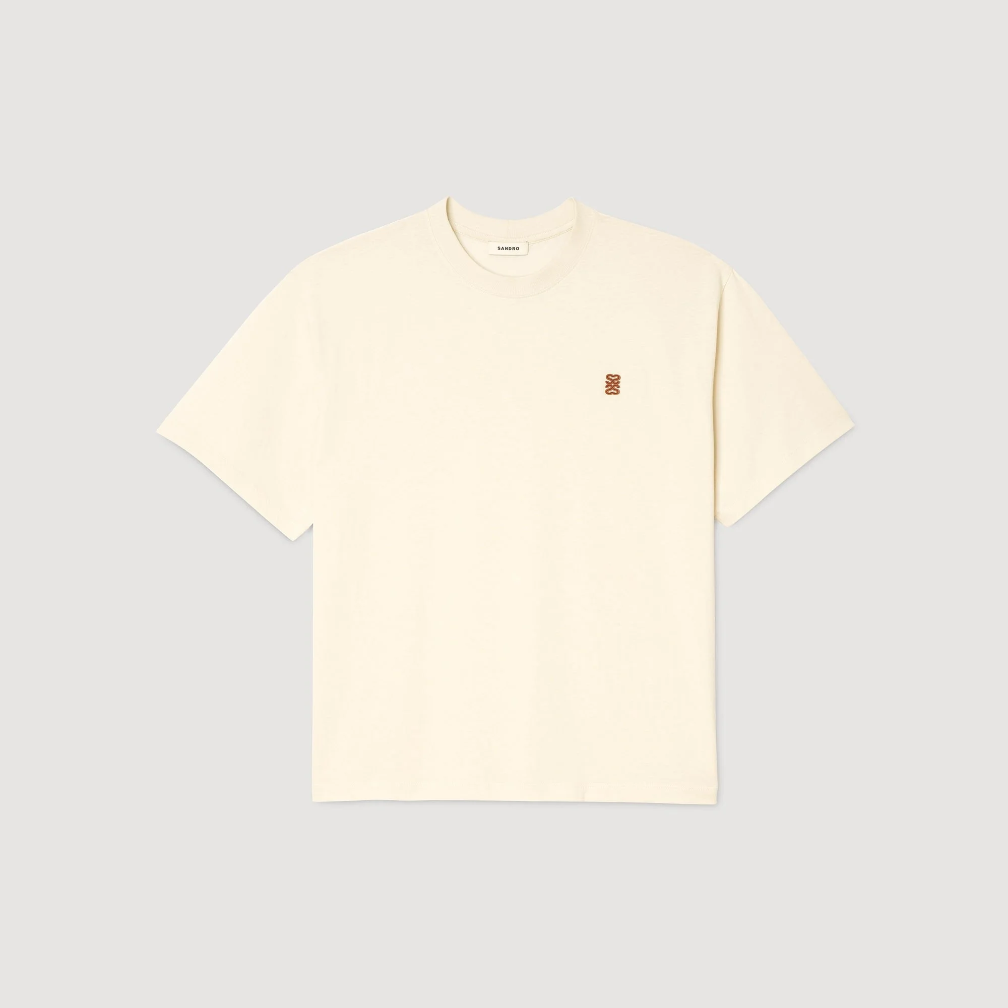 LEATHER LOGO T-SHIRT - 1