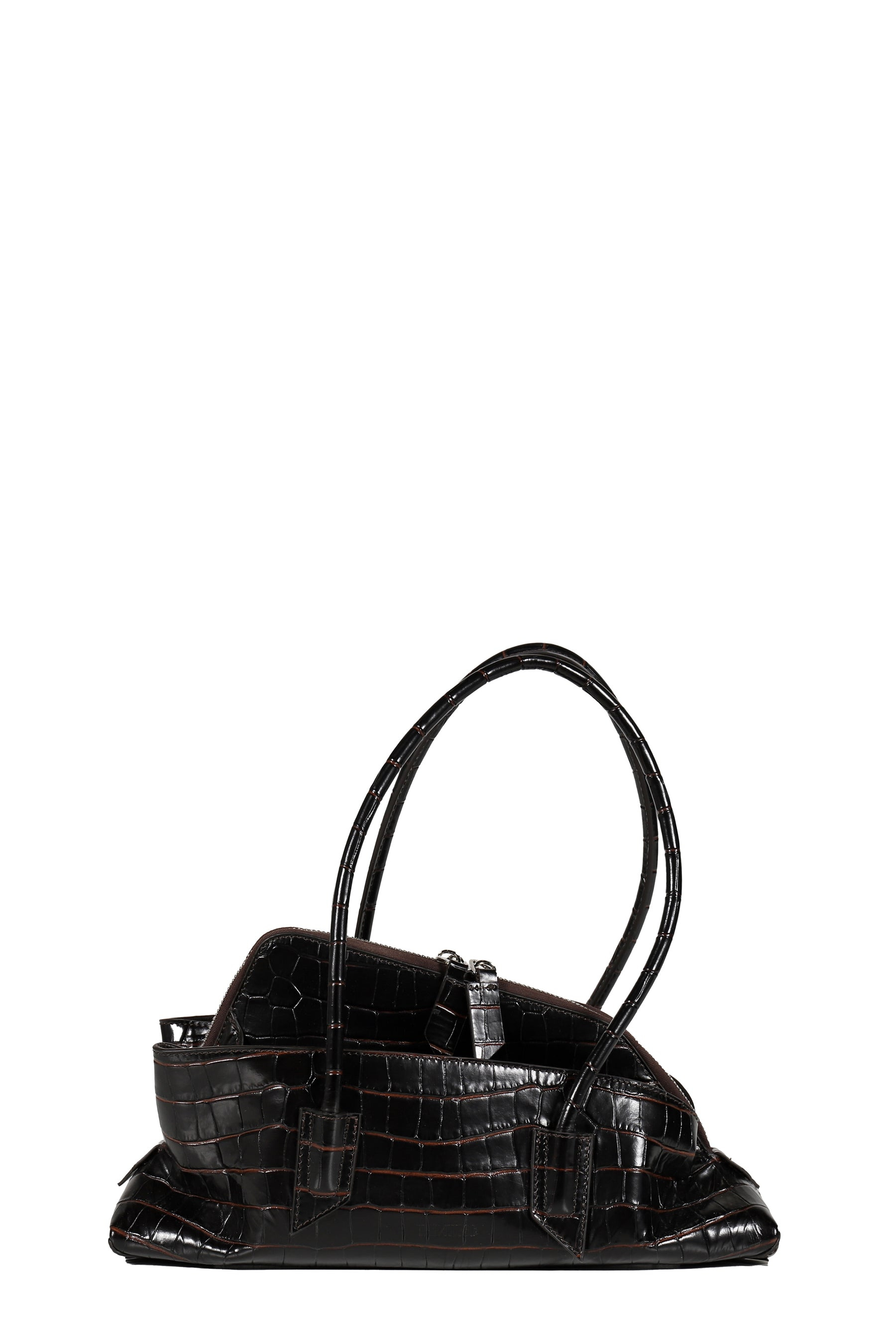 LA PASSEGGIATA SMALL TOP HANDLE / BROWN - 3