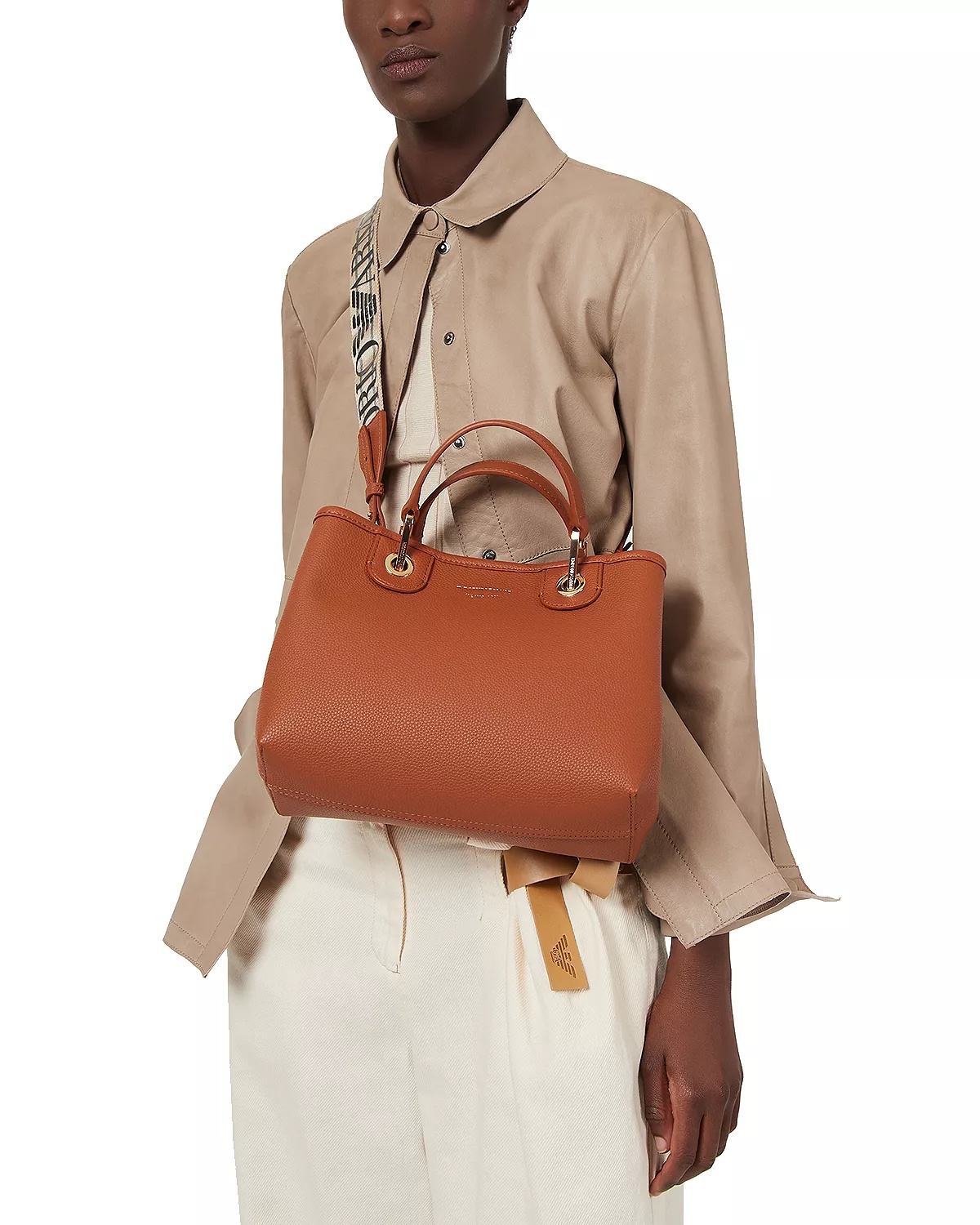 MyEA Small Black Shopper Tote Bag - 2