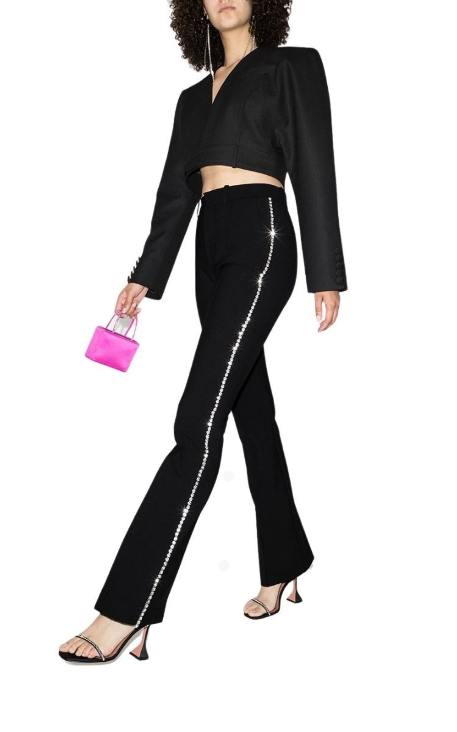 Fitted Jeweled Pants - 2