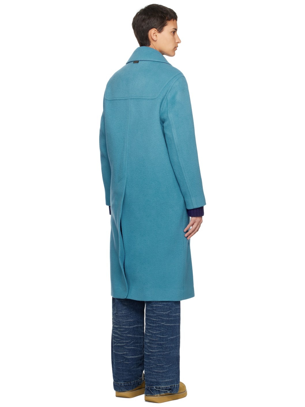 Blue Toggle Duffle Coat - 3
