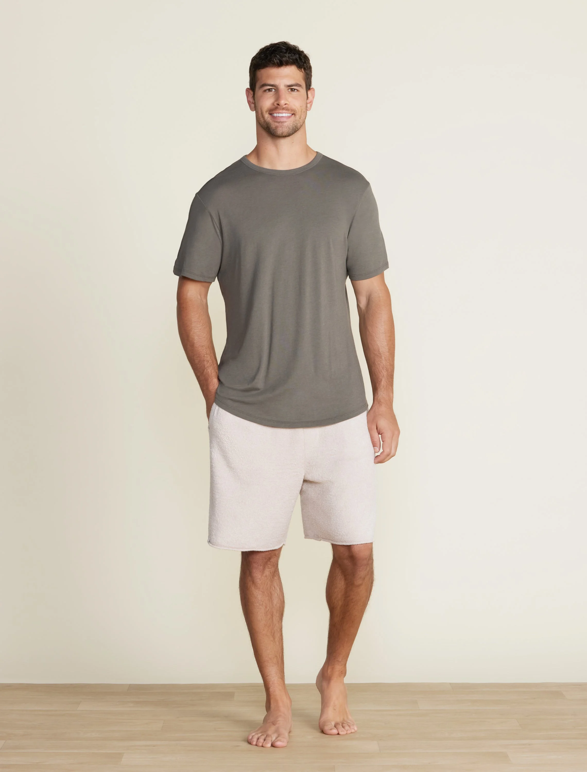 Malibu Collection® Short Sleeve Cotton Modal Crew - 1