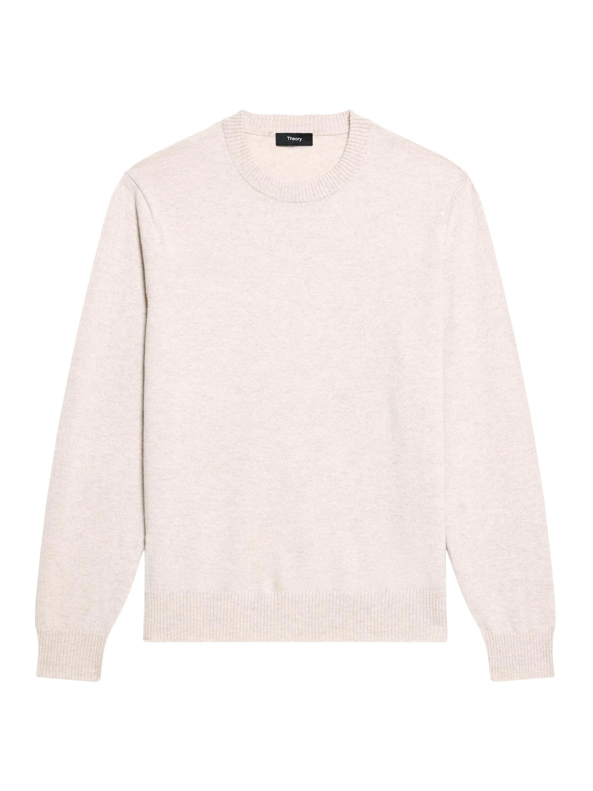 Men's Hilles Cashmere Crewneck Sweater - Alabaster Melange - 1