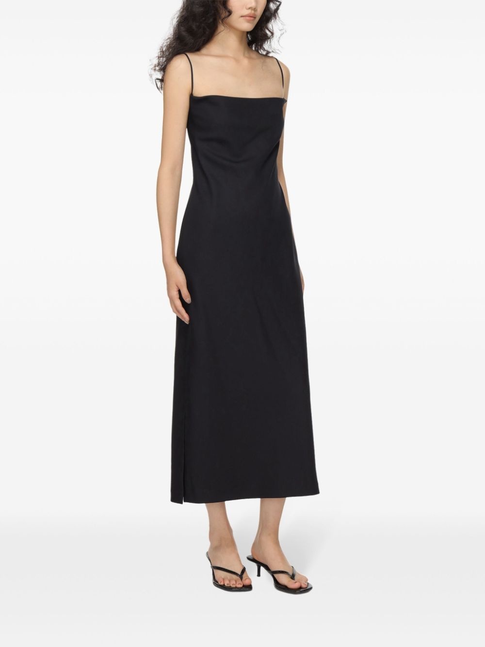 silk spaghetti-strap dress - 3