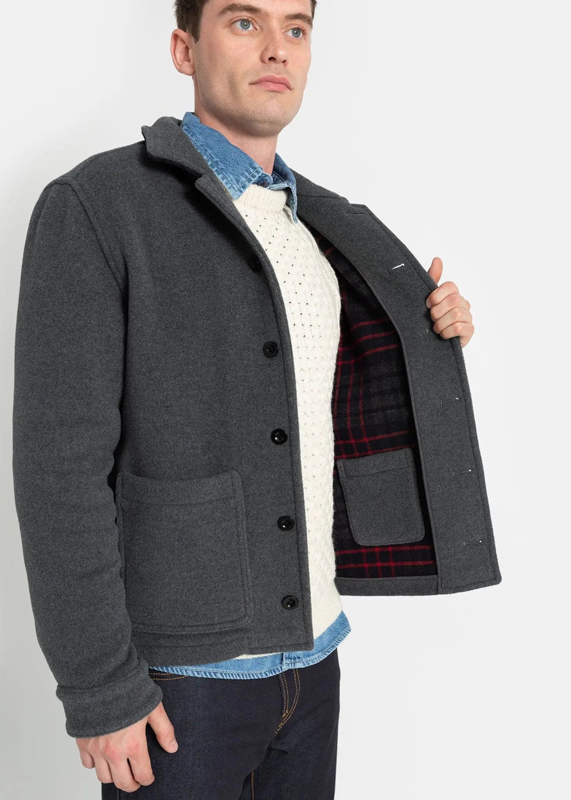Men's Ainslie Donkey Jacket Grey 3