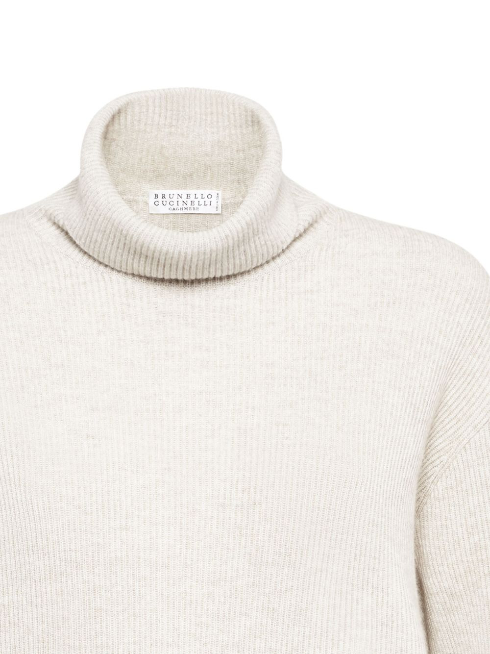 ribbed cashmere roll-neck jumper - 7