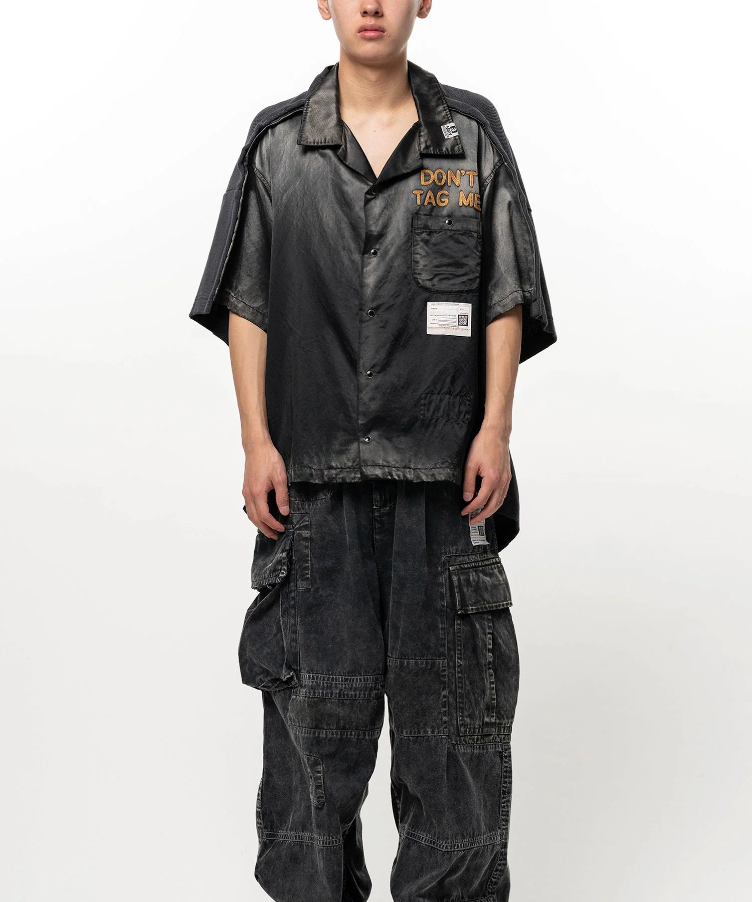 Front Back Docking Short Sleeve Shirt - 1
