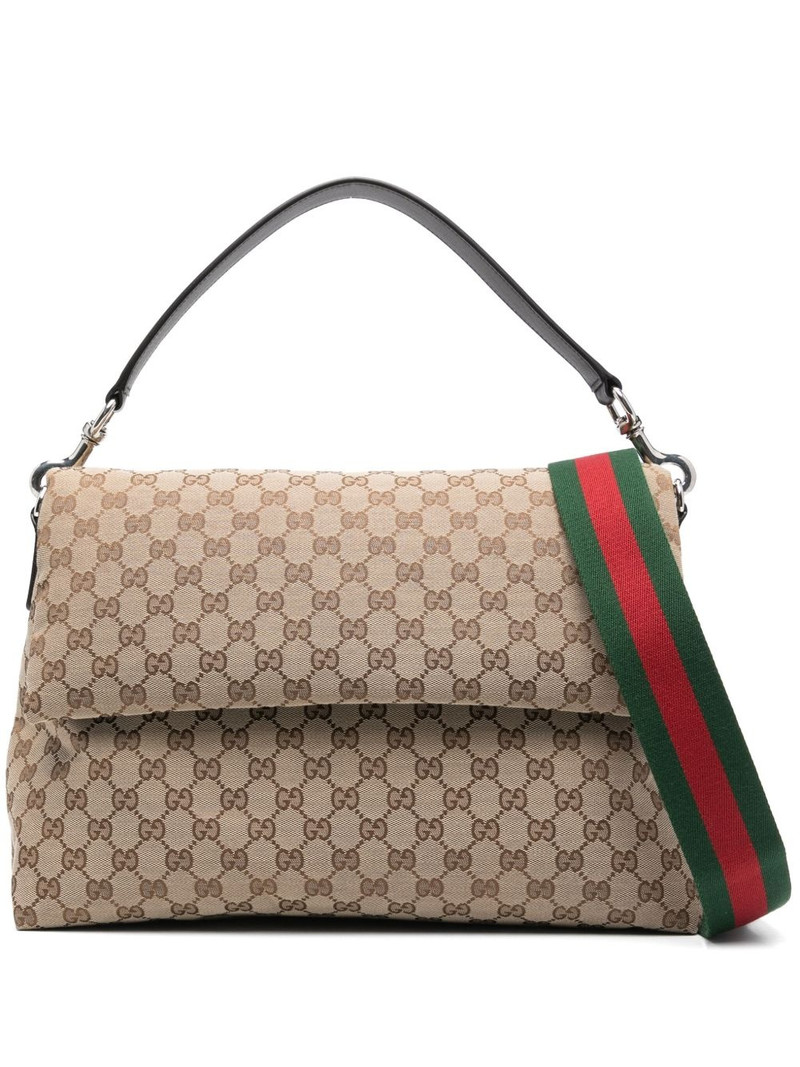 large GG-jacquard shoulder bag 1