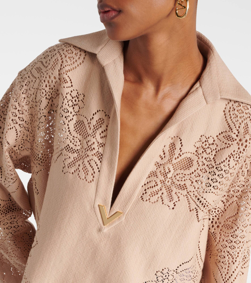 VGold guipure lace blouse 4