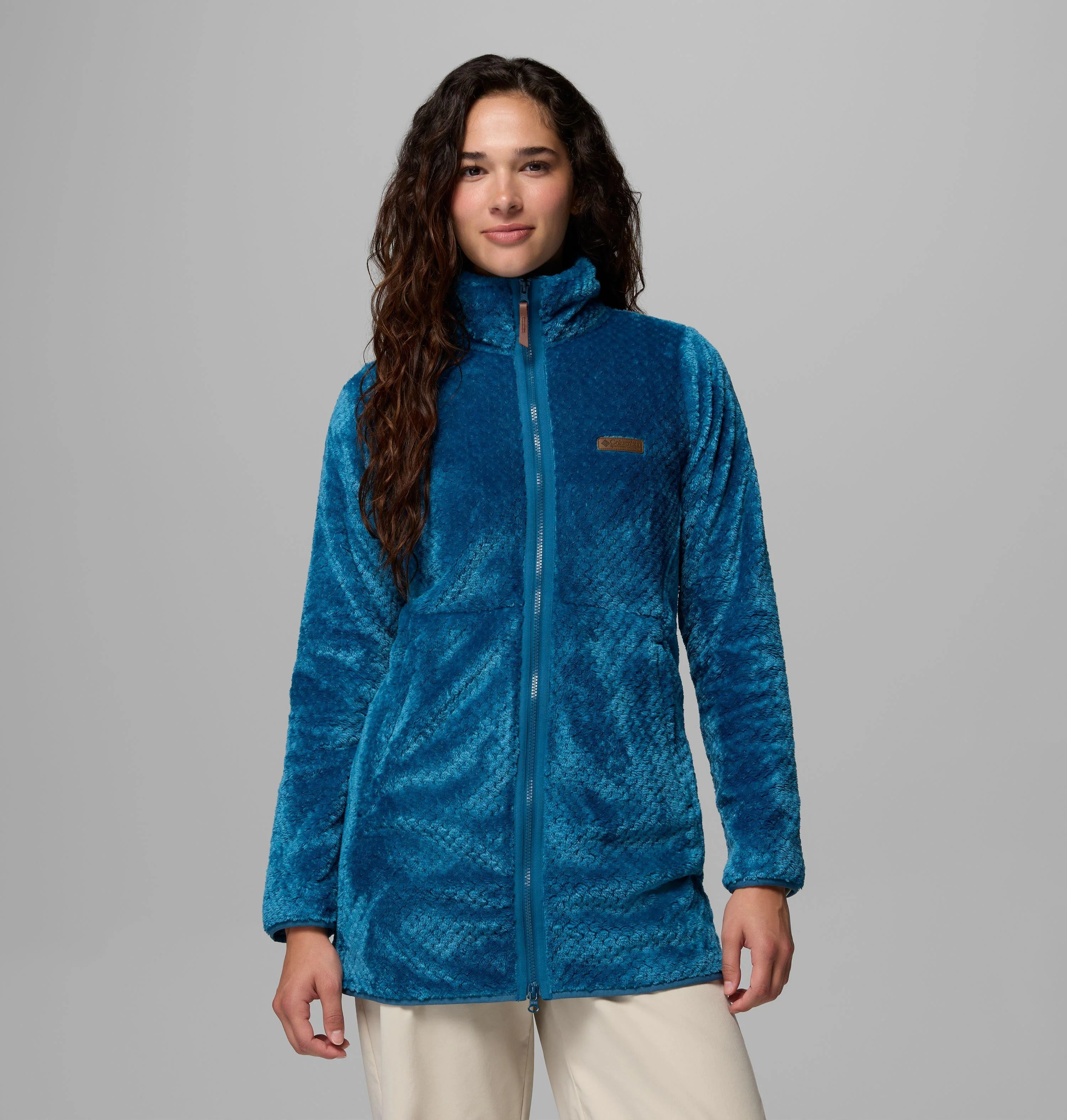 Women's Fire Side Long Full Zip Fleece Jacket - 1