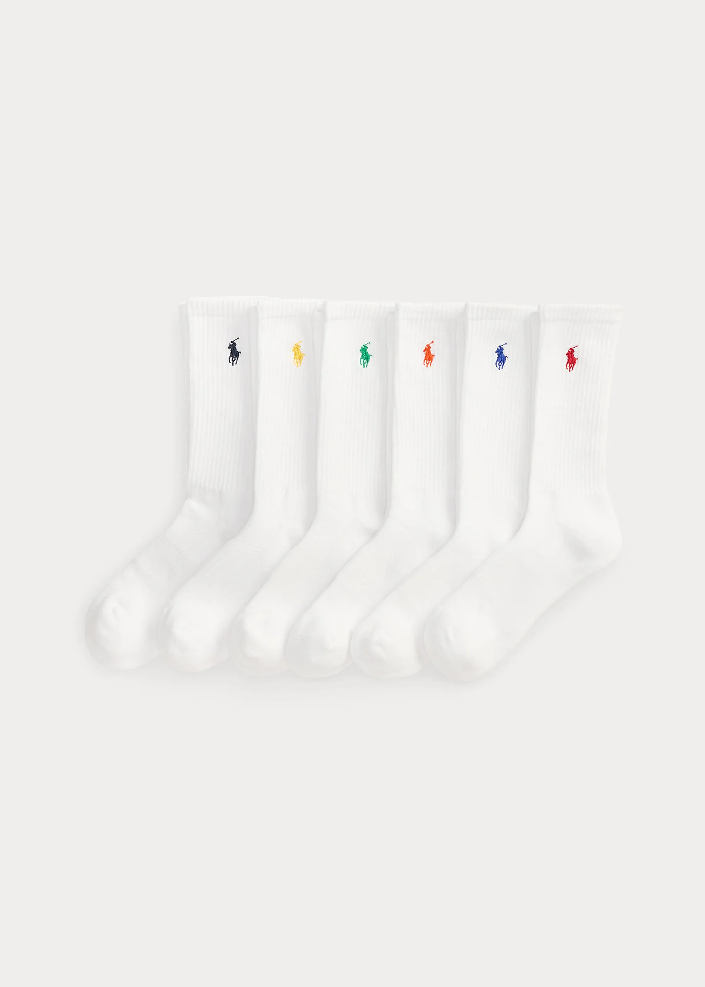 Cotton-Blend Crew Sock 6-Pack - 1