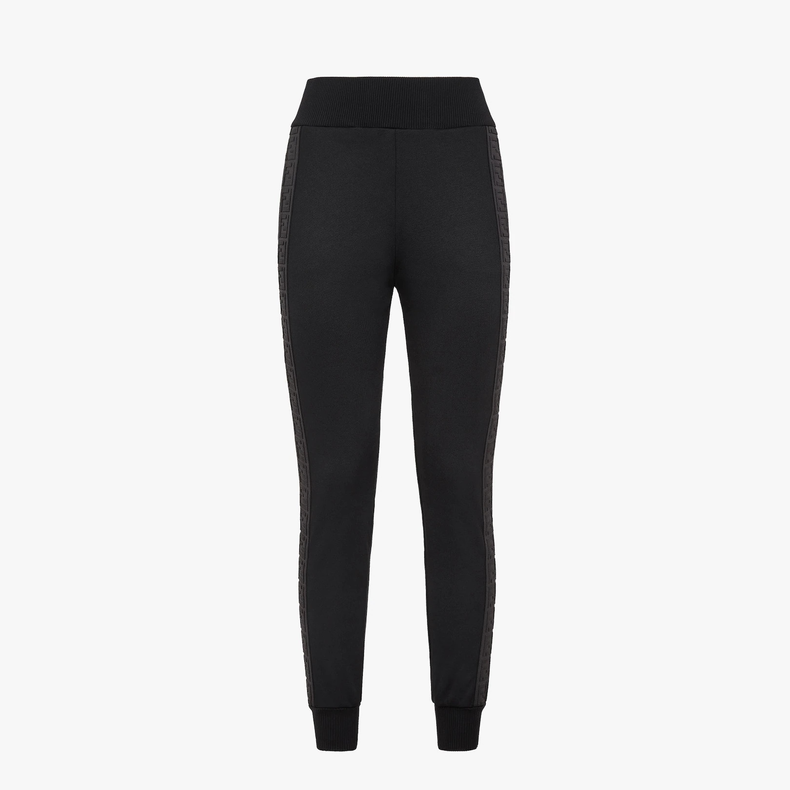 Black piqué jersey tracksuit - 4