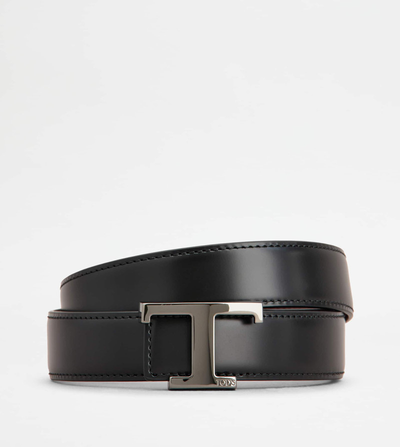 T TIMELESS REVERSIBLE 벨트 - 블랙, 버번 1