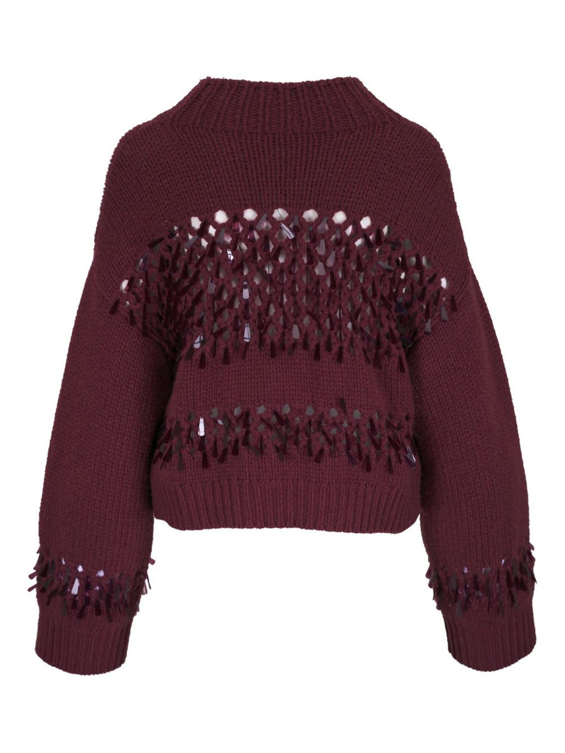 Brunello Cucinelli open-knit sweater outlook