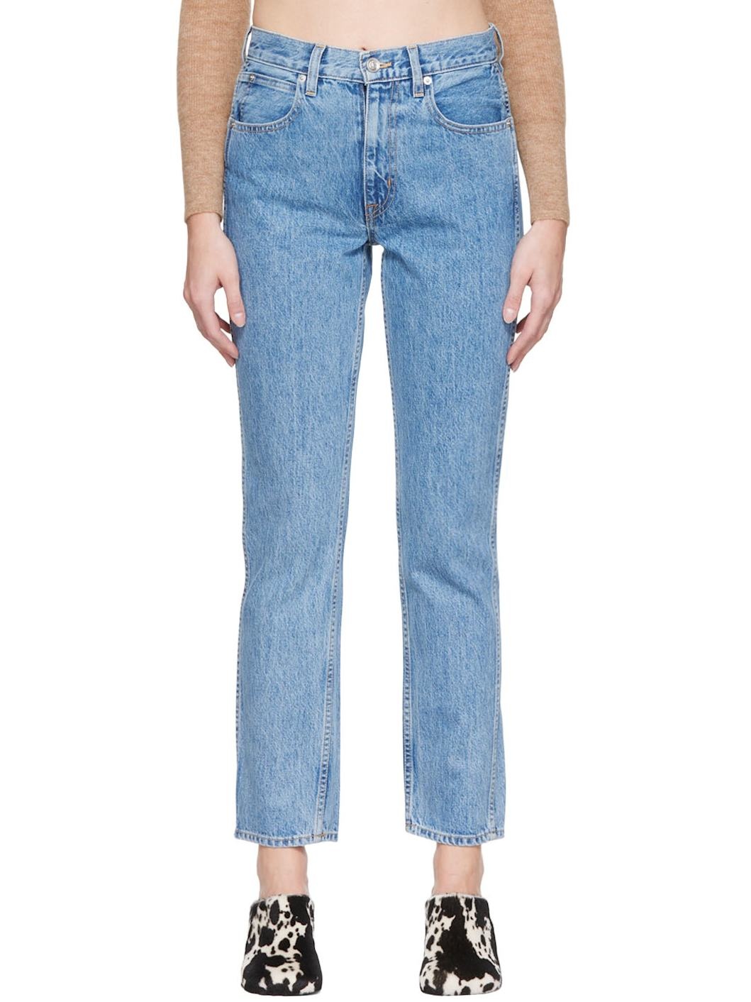 Blue Virginia Slim Jeans - 1