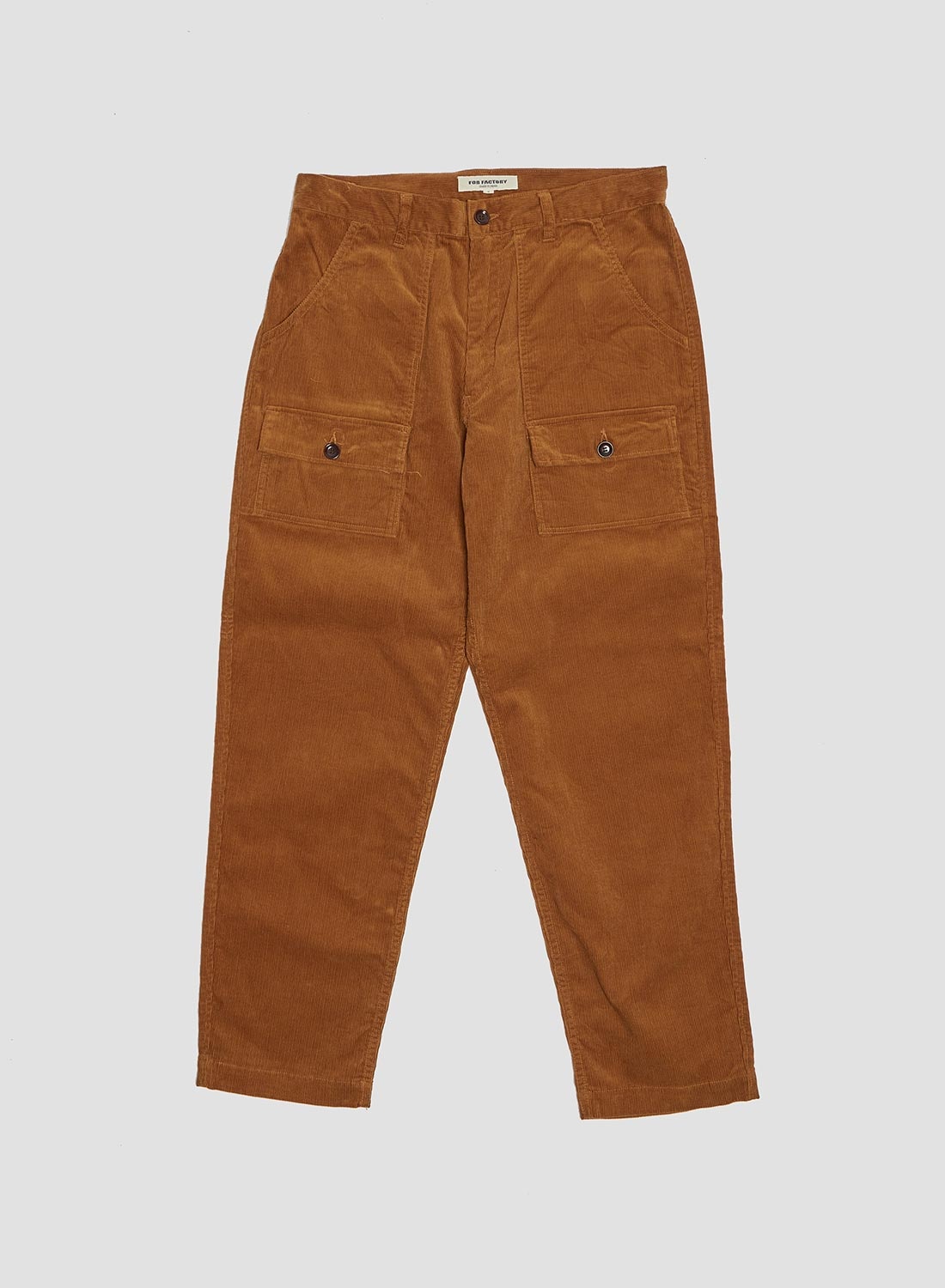 FOB Factory Corduroy Bush Pants Khaki - 1