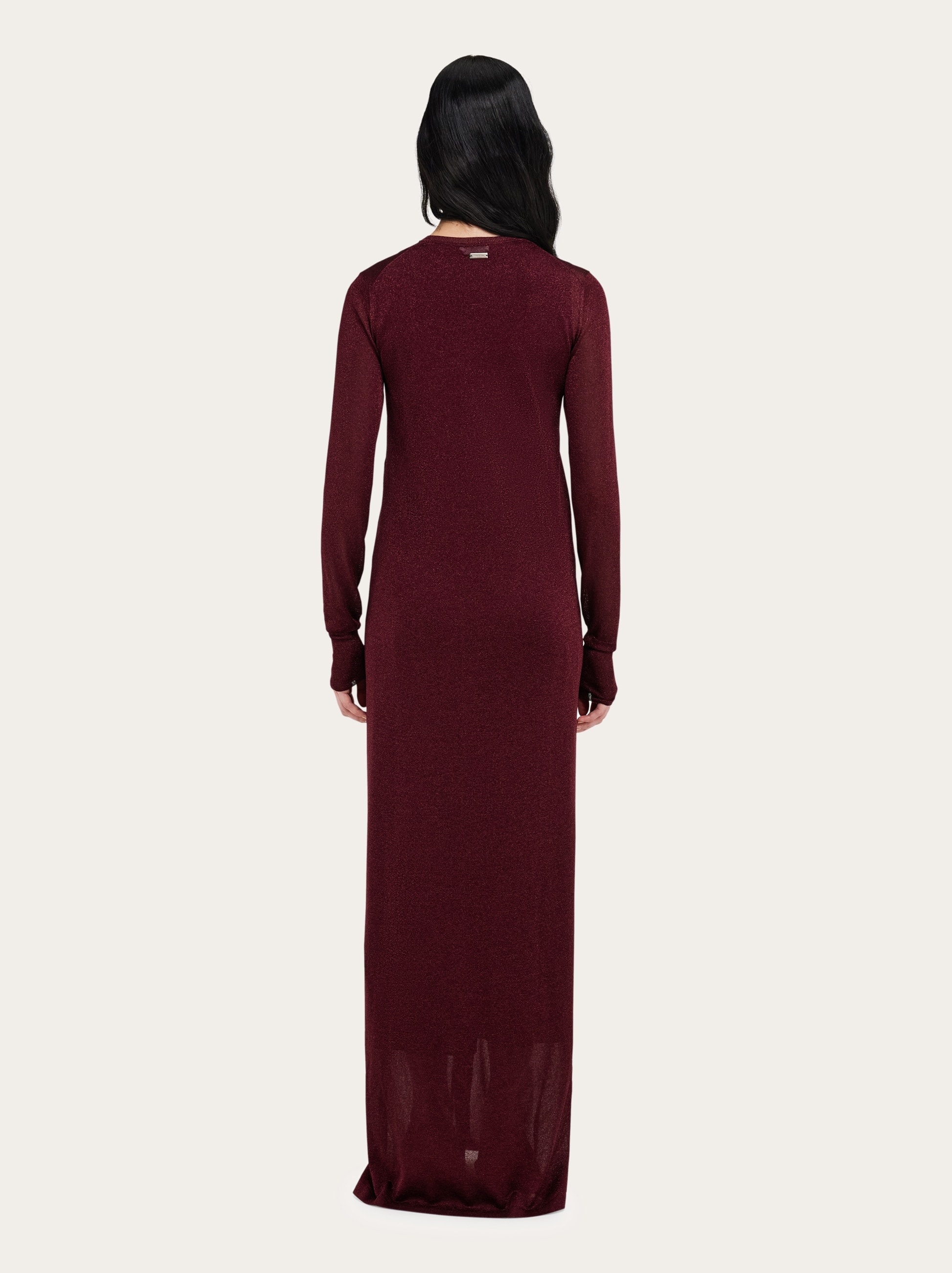 Lurex longline cardigan - 4