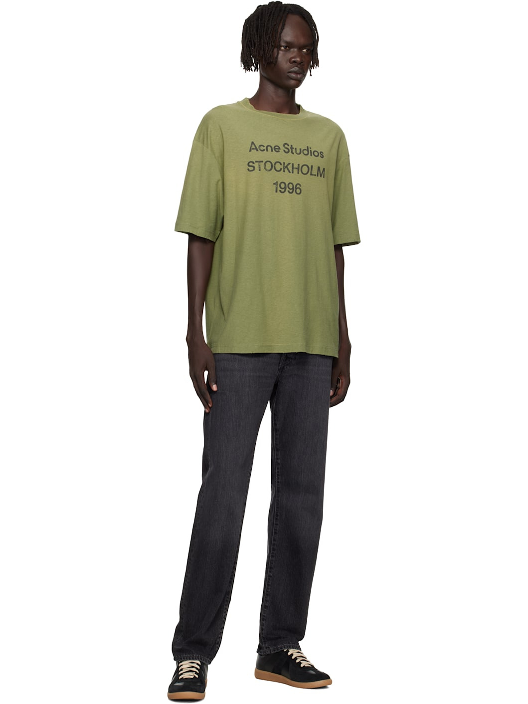 Green Logo Relaxed Fit T-shirt - 4