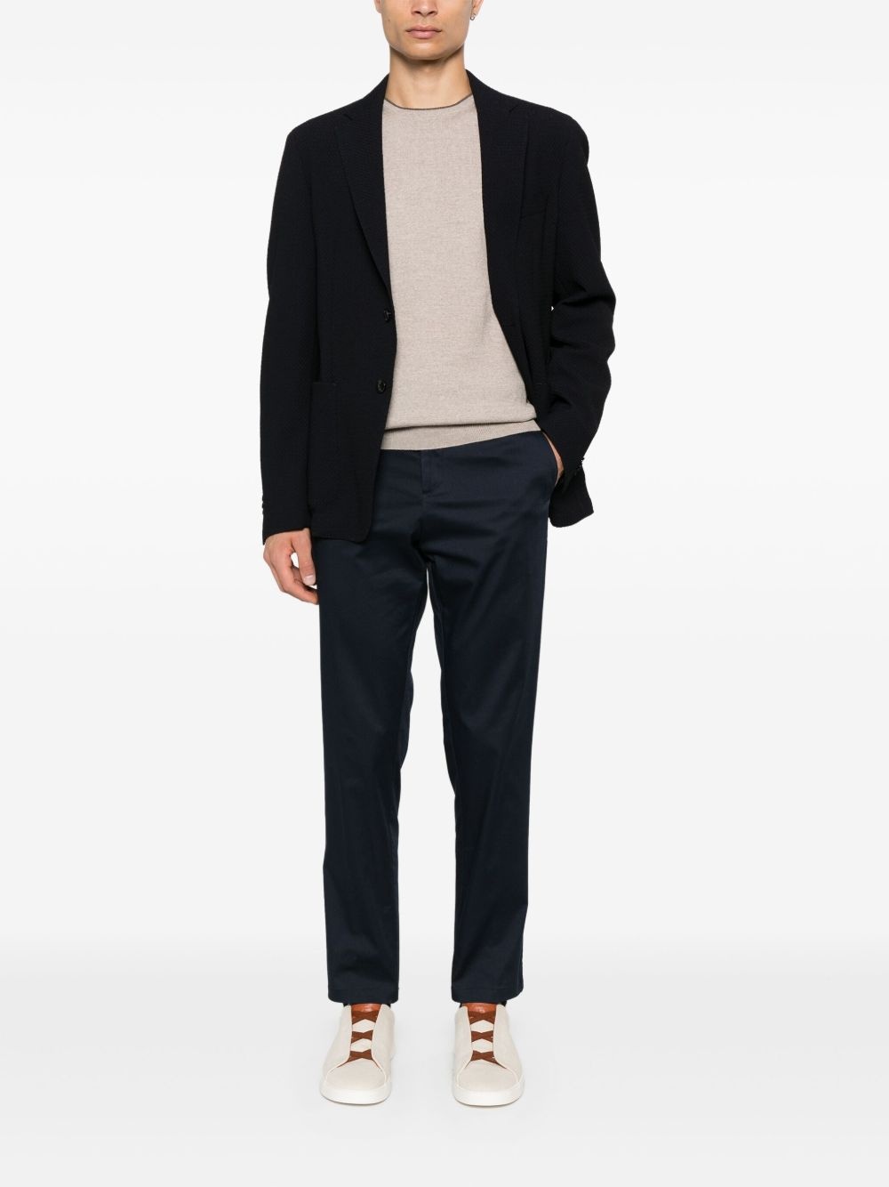 slim-fit tailored trousers - 2