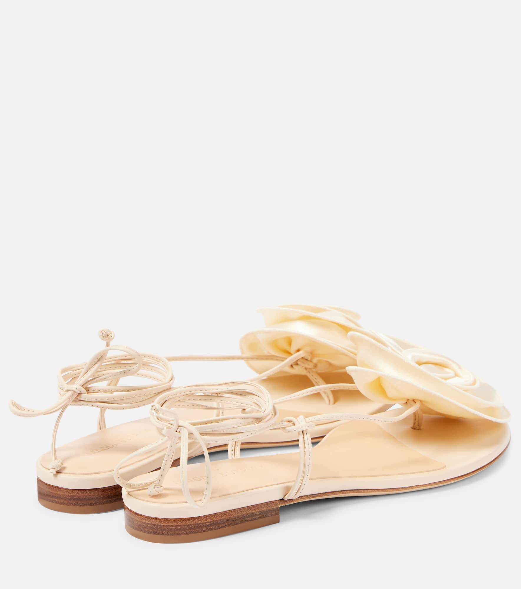 Floral leather sandals - 2