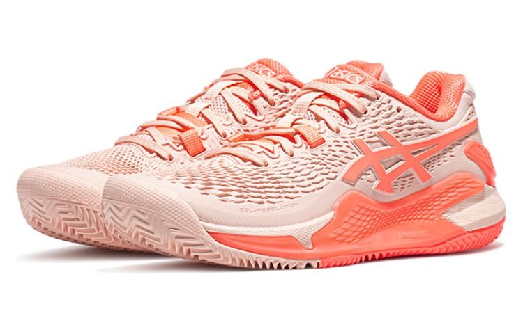 (WMNS) ASICS Gel-Resolution 9 Clay 'Pearl Pink Sun Coral' 1042A224-700 - 3