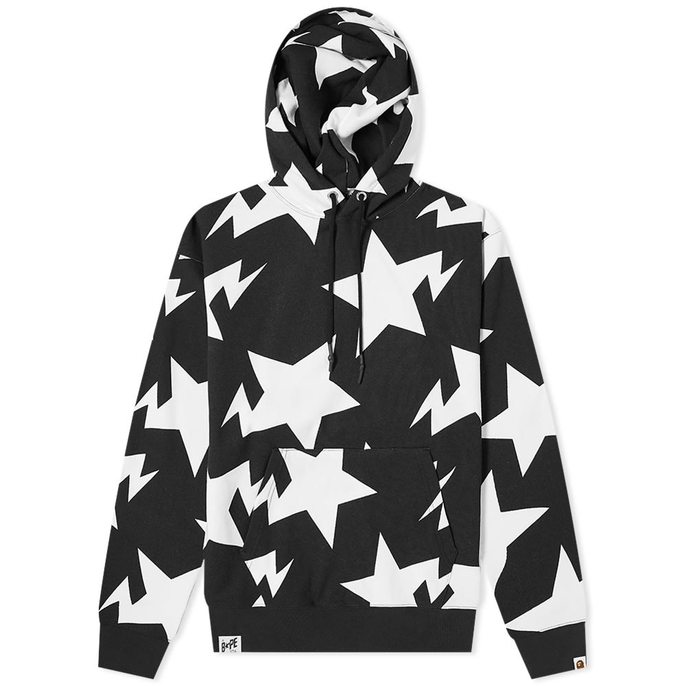 A Bathing Ape Relaxed Sta Pattern Hoody - 1