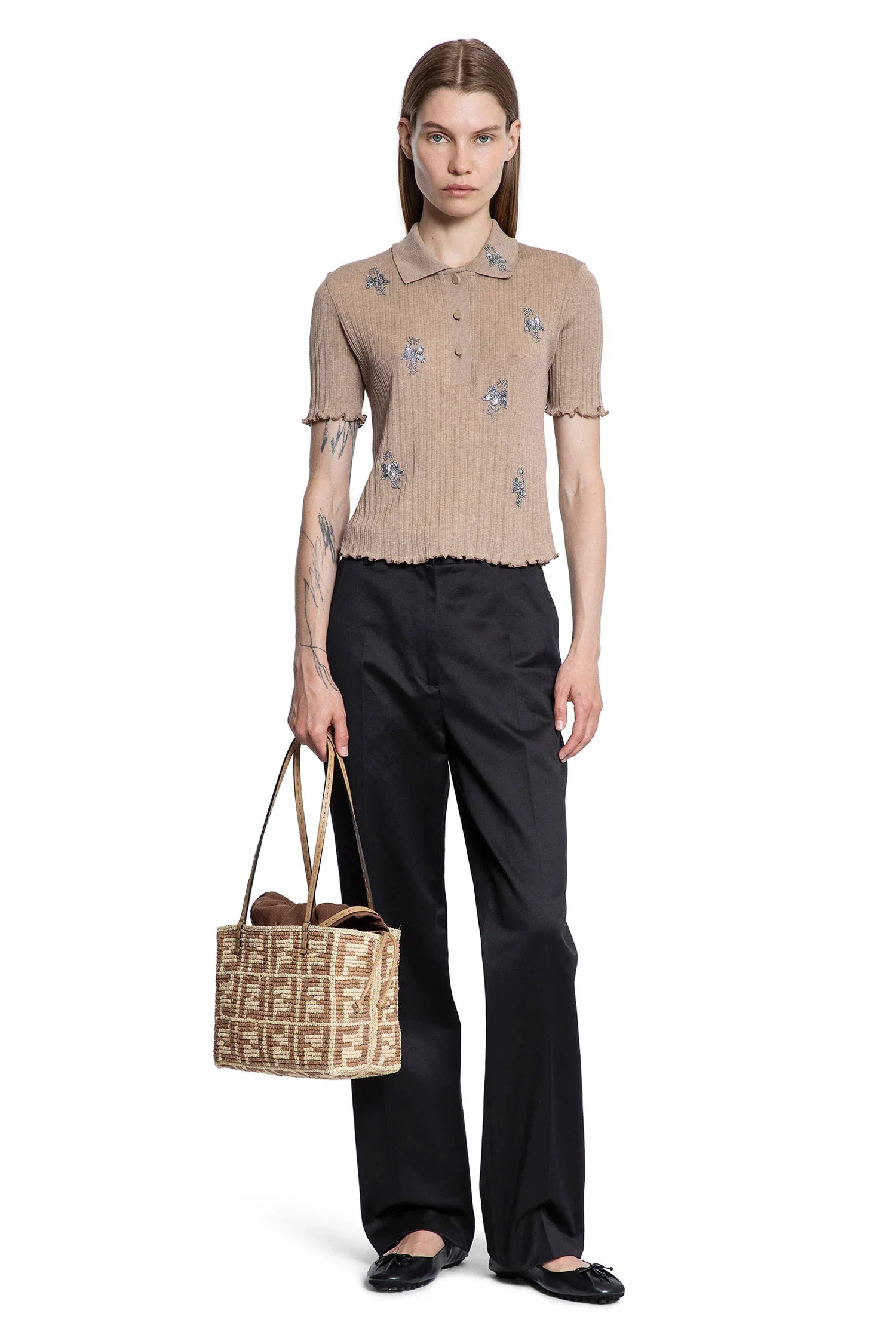 Cotton-Ribbed-Jersey-With-Sequin-Embroidery - 4
