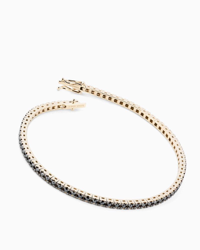 GIORGIO ARMANI 18K GOLD AND DIAMOND GADIR BRACELET outlook