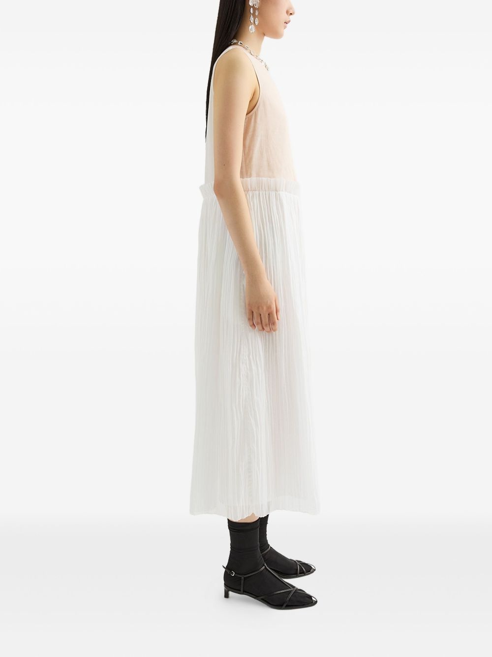 two-tone midi dress - 3