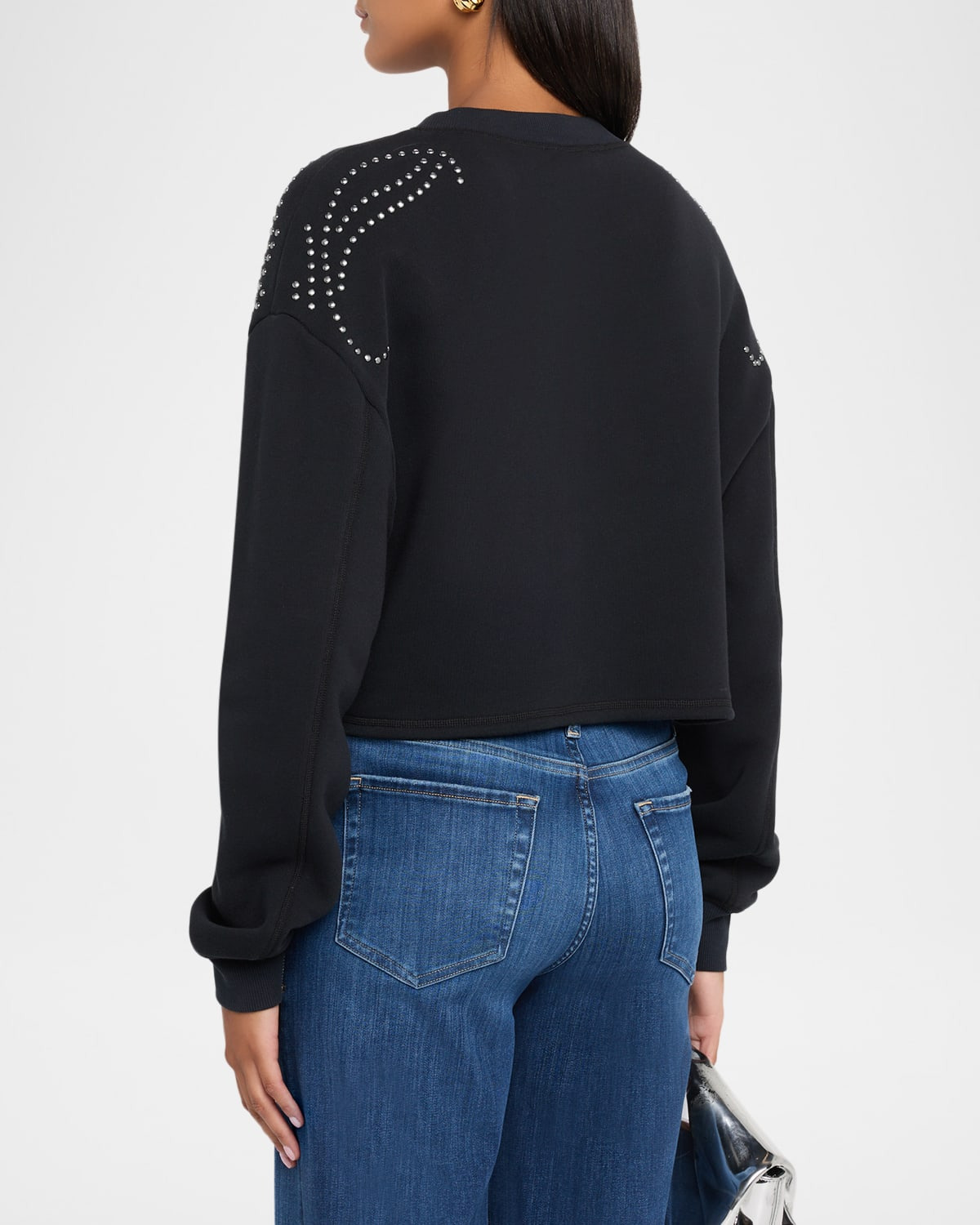 Cropped Vintage Terry Sweatshirt - 3