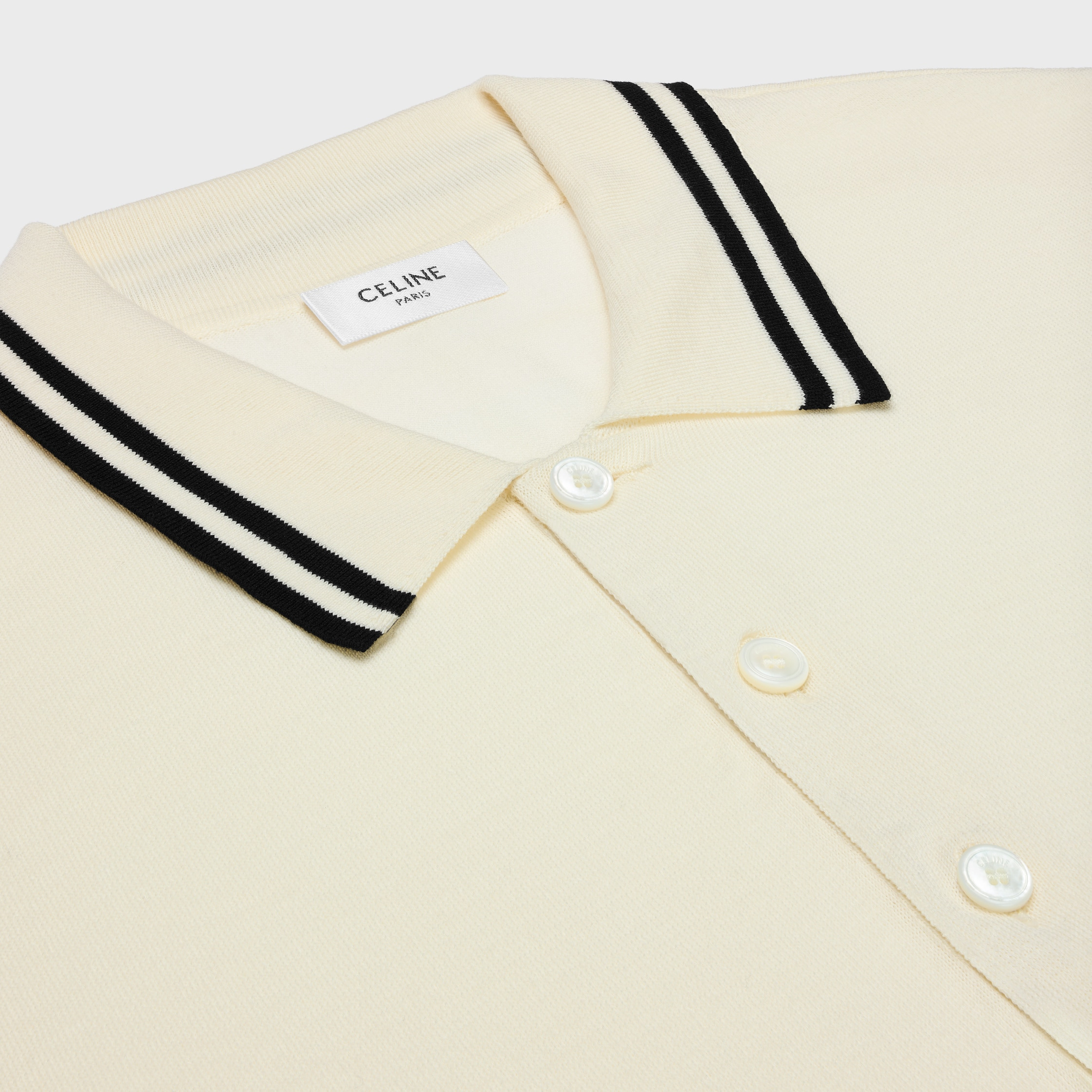 Triomphe polo in fine cotton - 3