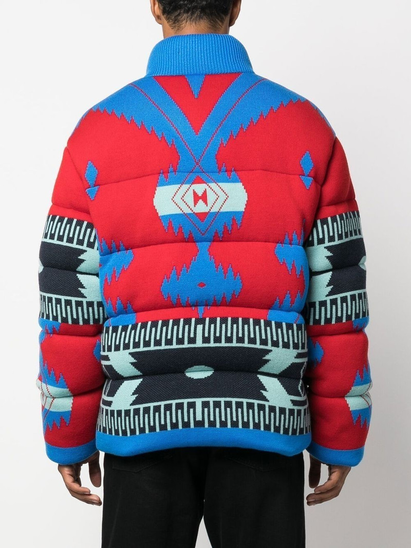 Icon Jacquard padded jacket 4