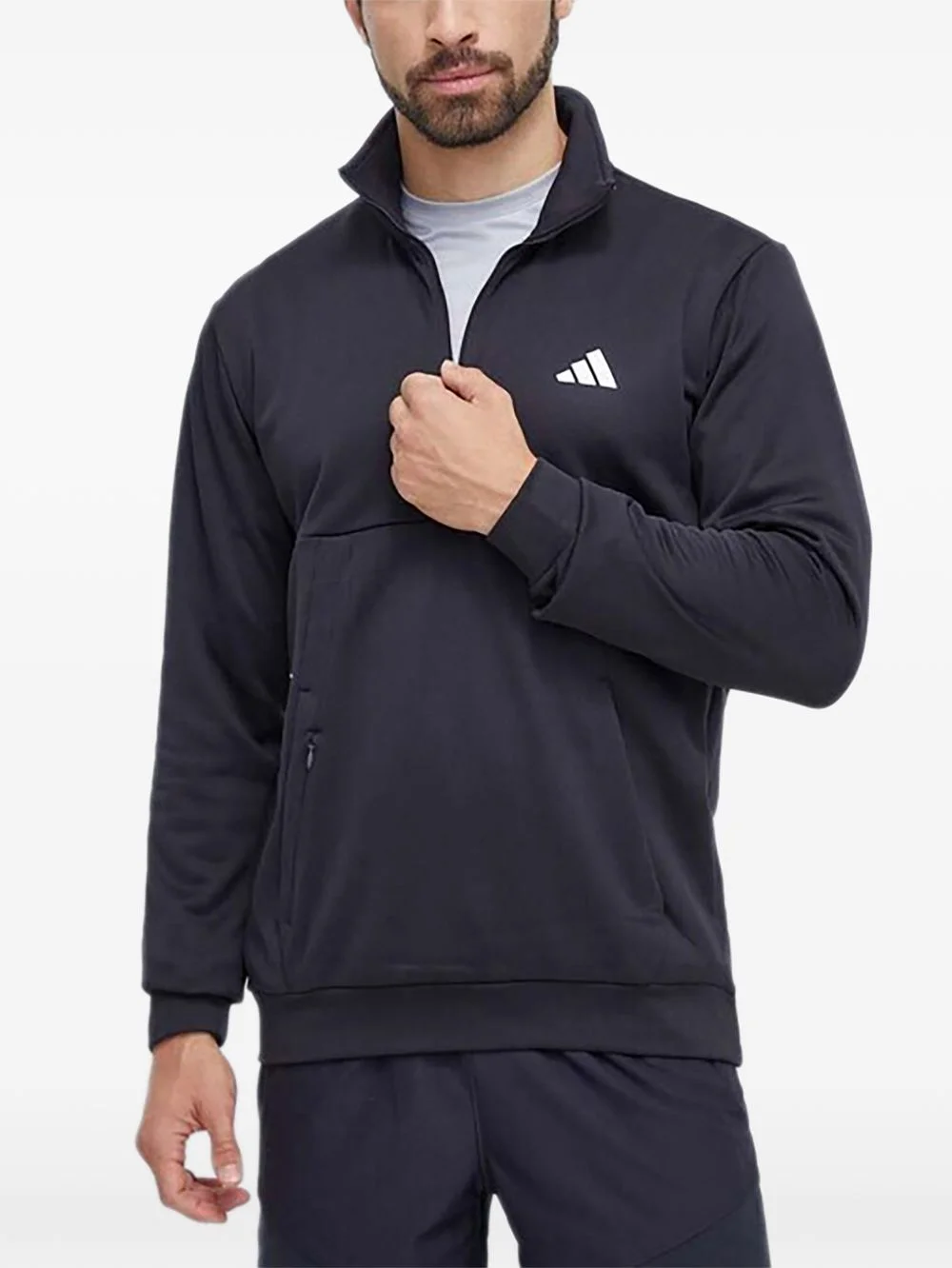 half-zip sweatshirt - 1