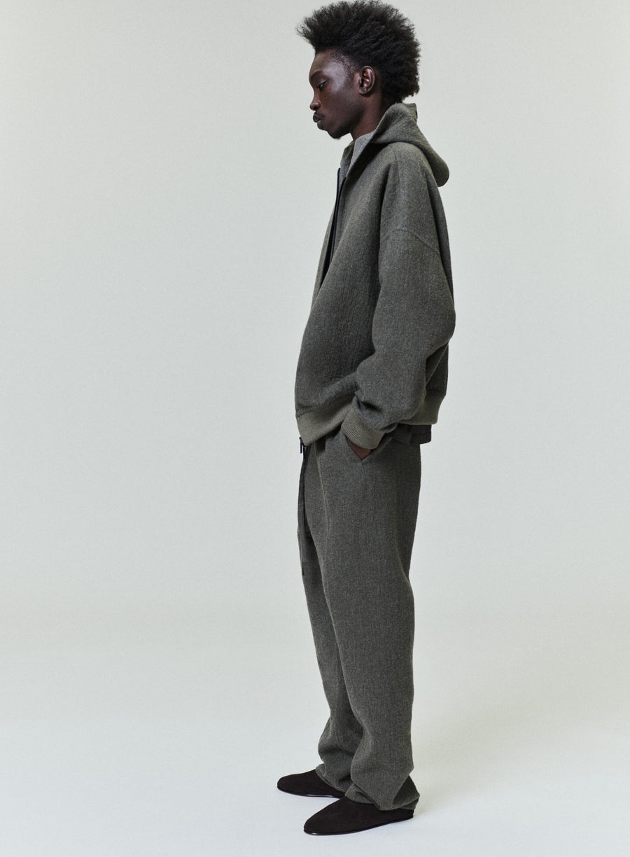 Textured Wool Forum Pants - 3
