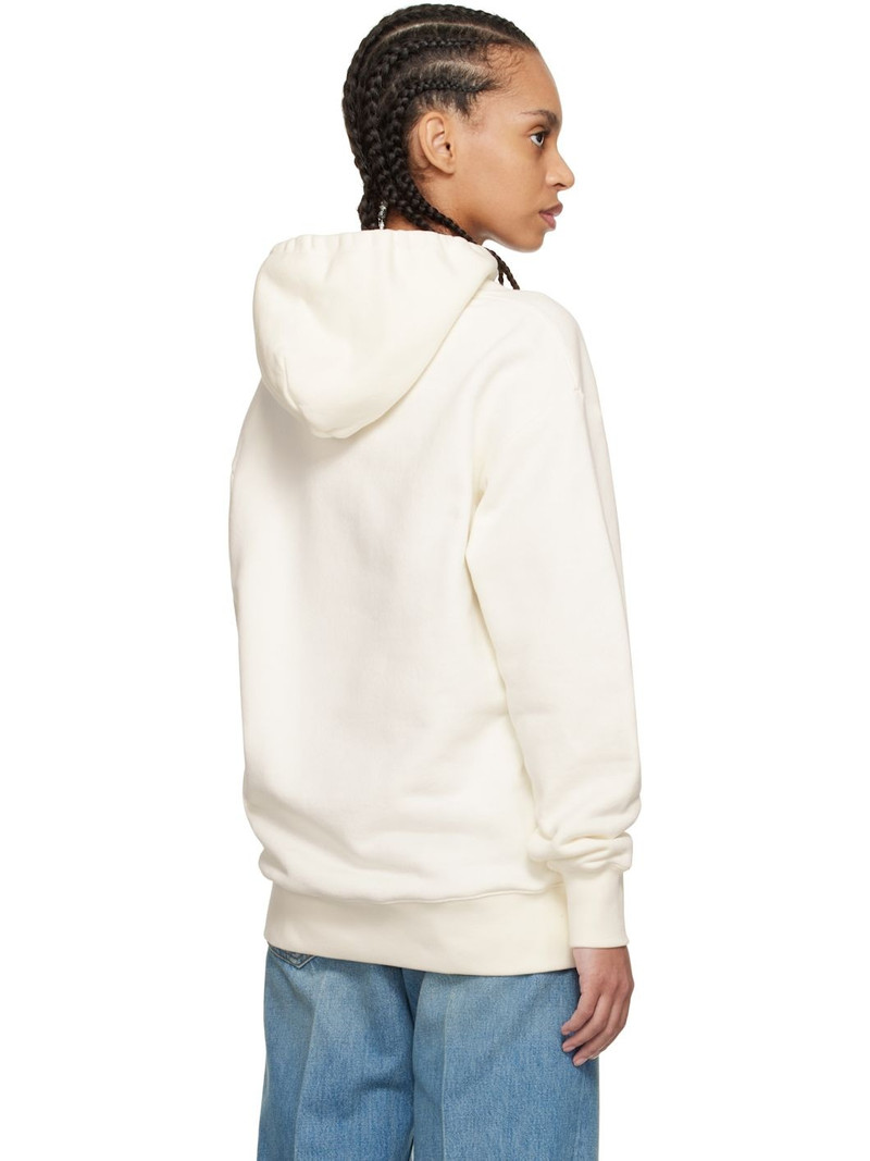 Off-White Cotton 'Chez Valentino' Print Hoodie 3